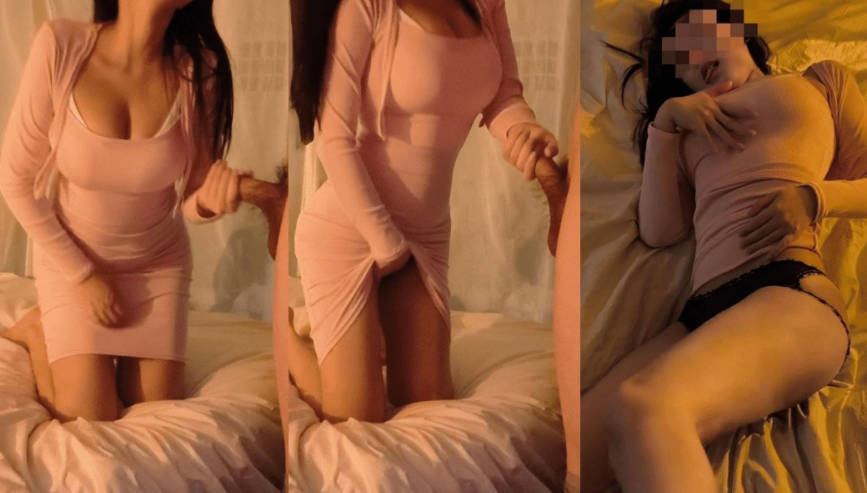 真实原创NTR情侣「张小妖」最近没找到合适的单男，帮老公撸管发泄一下，脑海里想着老婆在单男面前各种淫荡行为，精液喷涌而出5V (1)